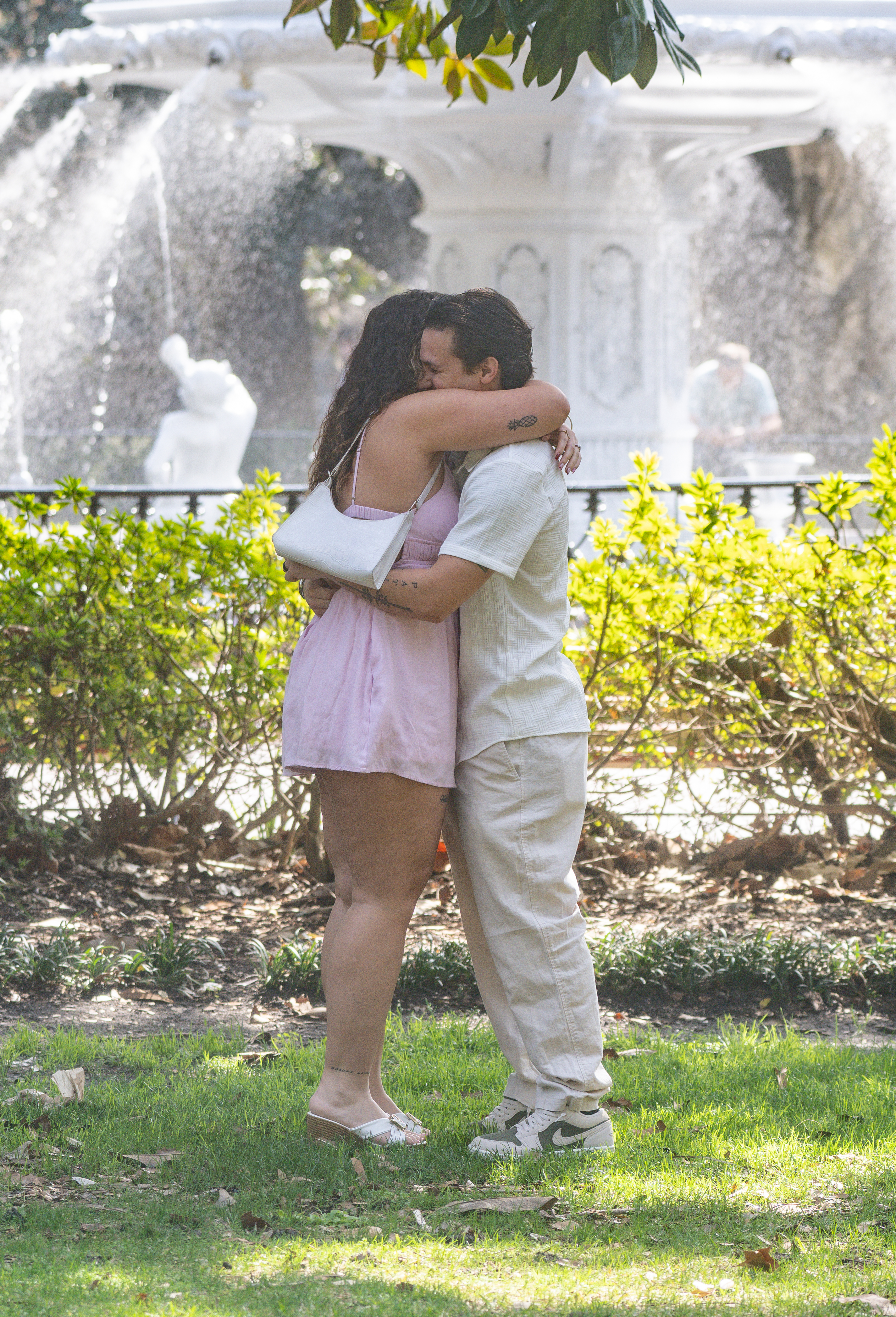 Celebration hug